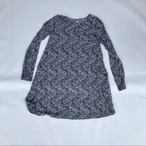 Long sleeve swing dress